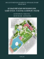 Slide báo cáo: Quy hoạch thiết kế khu sinh thái honey stone 