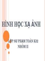 Hình học xạ ảnh 2