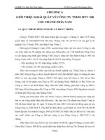 Báo cáo thực tập  Thực tế công tác hạch toán kế toán cpsx và tính gtsp xây lắp tại chi nhánh phía nam công ty tnhh mtv 508.doc