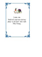  Thiết kế canô kéo dù bay phục vụ du lịch trên vịnh Nha Trang.