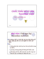 Chất thải rắn - solid waste - P3