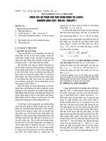 Sự phân cực ánh sáng dùng tia laser