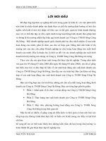 Báo cáo tổng hợp tại Công ty TNHH Sông Công Hà Đông