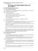 An toàn lao động - Chương 15