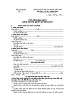 Hợp đồng bảo lãnh bằng giá trị quyền sử dụng đất 