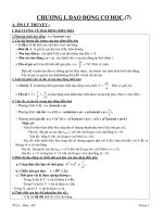 Chương 1: Giao động cơ học