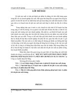 Một số ý kiến góp phần hoàn thiện phương pháp hạch toán và phân bổ chi phí sản xuất chung tại Công ty cổ phần nhựa Đà Nẵng.doc