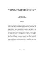 Hàng rào kỹ thuật trong thương mại của Mỹ đối với thủy sản nhập khẩu từ Việt Nam.pdf