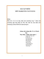 Marketting ngân hàng