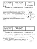 Đề thi giữa: Cơ lý thuyết 2