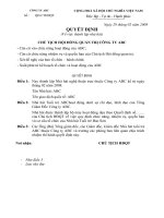 quy định về việc thành lập nhà hát 