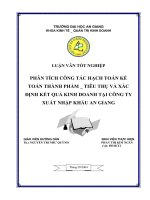 Phân tích công tác hạch toán kế toán thành phẩm - tiêu thụ và xác định kết quả kinh doanh tại công ty xuất nhập khẩu an giang.pdf