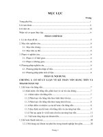 Kế toán vốn bằng tiền và thanh toán nợ tại công ty Cổ phần xây dựng Tân Tiến.doc