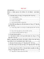 Báo cáo thực tập Tại Công ty CP tập đoàn JOC Việt Nam.DOC