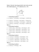 Bộ đề thi liên thông đại học cao đẳng ngành nhiệt lạnh - P6