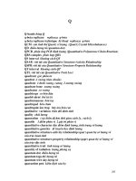 Từ điển sinh học anh việt - Q