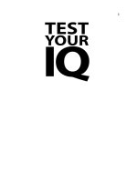 Đề thi vào ngân hàng - Test IQ