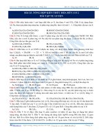 Bài 25: Tổng hợp kiến thức hữu cơ 2