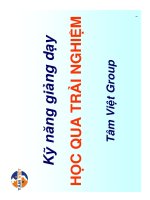 kỹ năng giảng dạy