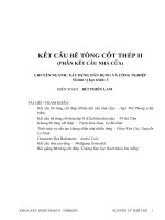 Bê tông cốt thép 2 - Chương 1