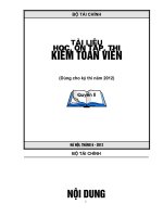 Ôn tập thi kiểm toán, kế toán viên - Q2 - Chuyên đề 5