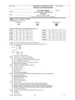 Các Đề thi kinh tế lượng có lời giải - Đề 5