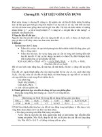 Vật liệu xây dựng - chương 3