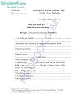  Đơn xin thuê đất (dành cho tổ chức trong nước)