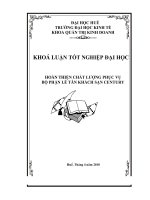 Hoàn thiện chất lượng phục vụ của bộ phận lễ tân tại KS Century.pdf