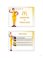 Slide phân tích rủi ro môi trường kinh doanh tại Singapore và Trung Quốc của Mcdonald's.pdf