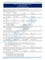 Đề tự luyện thi đại học sô 14