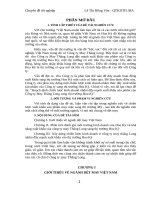 Hoạch định chiến lược kinh doanh nhằm đẩy mạnh xuất khẩu sản phẩm của Công ty May Thăng Long sang thị trường Hoa Kỳ.docx