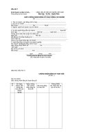 Giấy chứng nhận đăng ký hoạt động chi nhánh. 