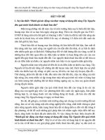Đánh giá tác động của thực trạng sử dụng đất vùng Tây Nguyên đến quá trình hình thành và thoái hóa đất