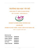 Nghiệp vụ phát hành, thanh toán và sử dụng thẻ.doc