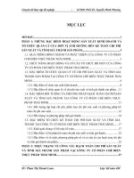Hoàn thiện kế toán chi phí sản xuất và tính giá thành sản phẩm tại Công ty cổ phần chế biến thực phẩm Thái Minh.DOC