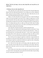 Trình bày nội dung cơ bản của chức năng kiểm soát trong lĩnh vực tài chính tiền tệ.DOC