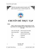 Thực trạng nhập khẩu của Công ty cổ phần xuất nhập khẩu ô tô Hà Nội và một số kiến nghị.doc