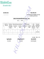 Báo cáo thu bảo hiểm xã hội (B05c - BH)