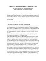 Chiến lược phát triển kinh tế - xã hội 2001 - 2010