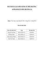 Thực trạng và giải pháp khai thác sử dụng than ở Quảng Ninh.doc