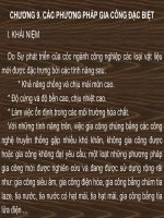 Các phương pháp gia công đặc biệt
