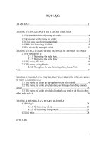 tổng quan về thị trường tài chính, thực trạng và giải pháp