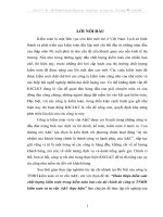 Hoàn thiện kiểm soát chất lượng kiểm toán trong kiểm toán báo cáo tài chính do Công ty TNHH kiểm toán và tư vấn A&C thực hiện.DOC