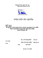 Năng lực cạnh tranh của công ty cổ phần sữa Vinamilk trong bối cảnh hội nhập kinh tế quốc tế..doc