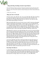 Dùng chữ tiếng Việt trong Unicode bằng Window