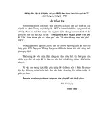 Những điều kiện và giải pháp chủ yếu để Việt Nam tham gia có hiệu quả vào Tổ chức thư­ơng mại thế giới - WTO.DOC