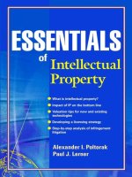 John Wiley & Sons - Essentials Of Intellectual Property 