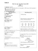 Giáo án lớp 2 tuần 31