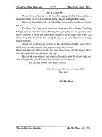 Nghiên cứu tình hình chăn nuôi gia súc, gia cầm tại xã Đa Mai - TP Bắc Giang